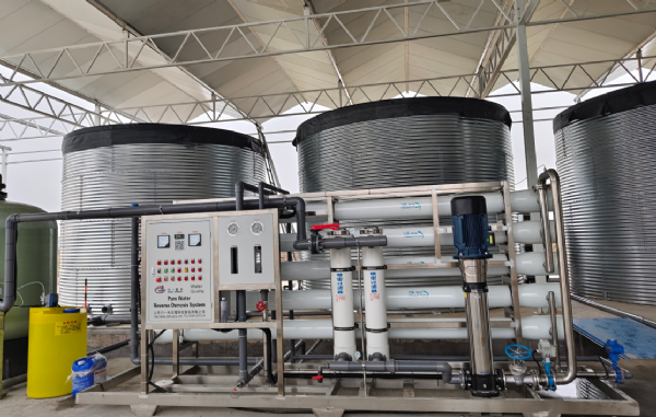 四川峨眉山智慧農(nóng)業(yè)水處理設(shè)備20T單級(jí)反滲透